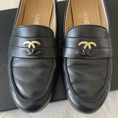 chanel loafers 5|authentic Chanel loafers.